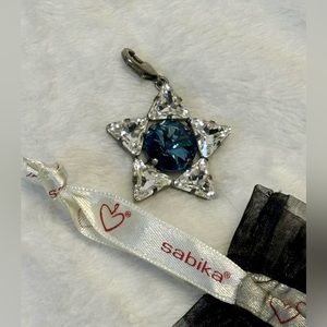 SABIKA Iconic Denim Star Pendant for necklace